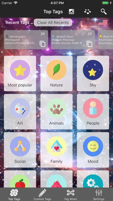 Top Tags: TagsForLikes app screenshot 1