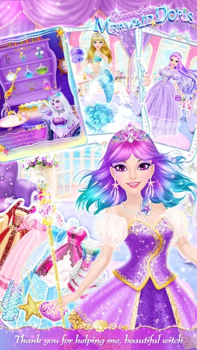 Princess Salon: Mermaid Doris screenshot 4