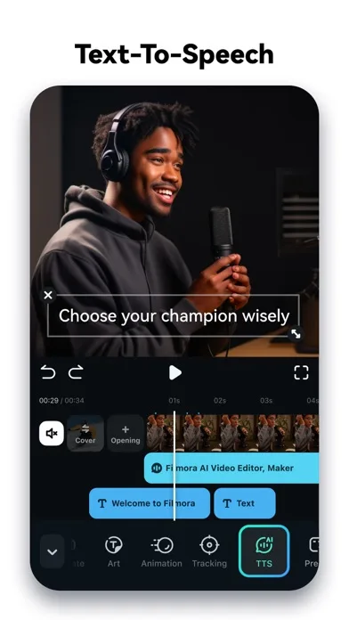 Filmora - Editor de videos IA screenshot 2