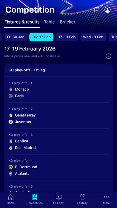 Лига чемпионов УЕФА screenshot 3