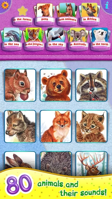 Звуки слов Животных для Детей screenshot 1