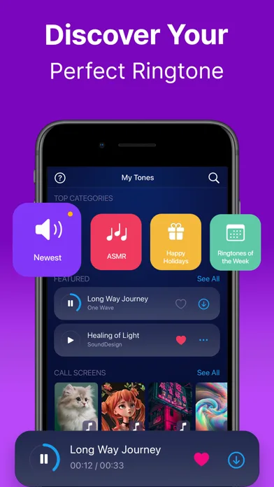 Рингтони на айфон: RingTune screenshot 3