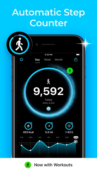 StepsApp шагомер screenshot 1