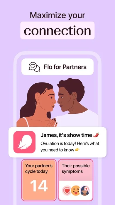 Женский календарь месячных Flo screenshot 2