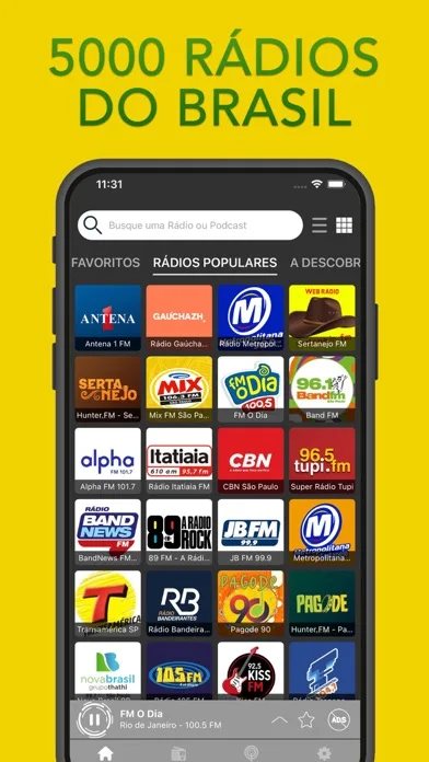 Rádio Brasil: Radios FM Online screenshot 2