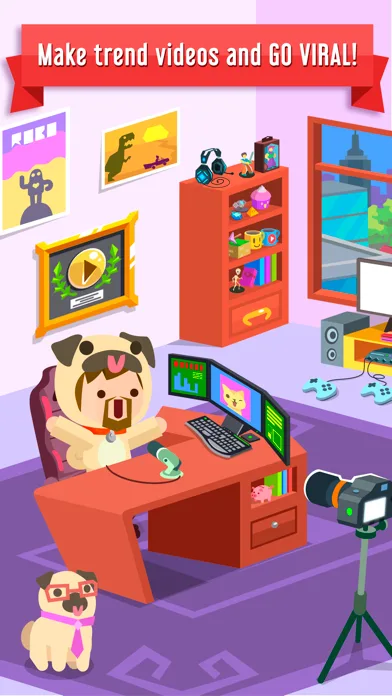 Vlogger Go Viral: кликер игра screenshot 2