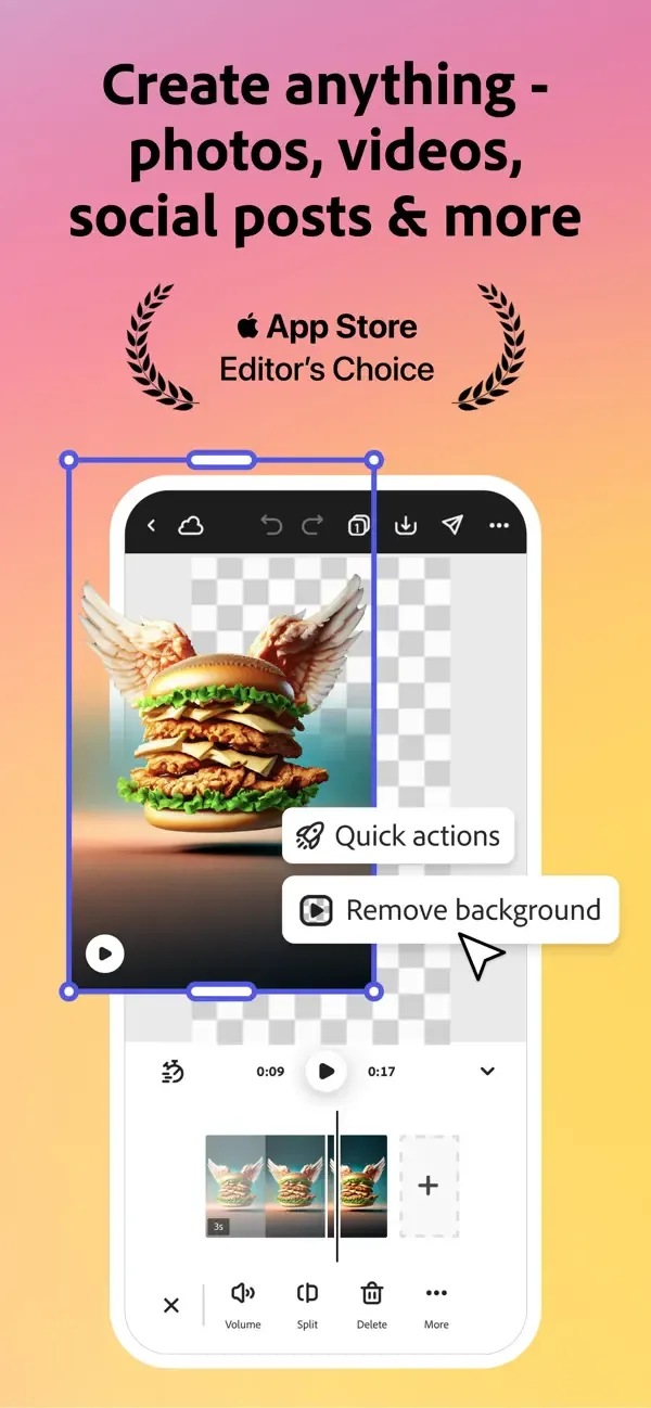 Adobe Express: crea de todo screenshot 1