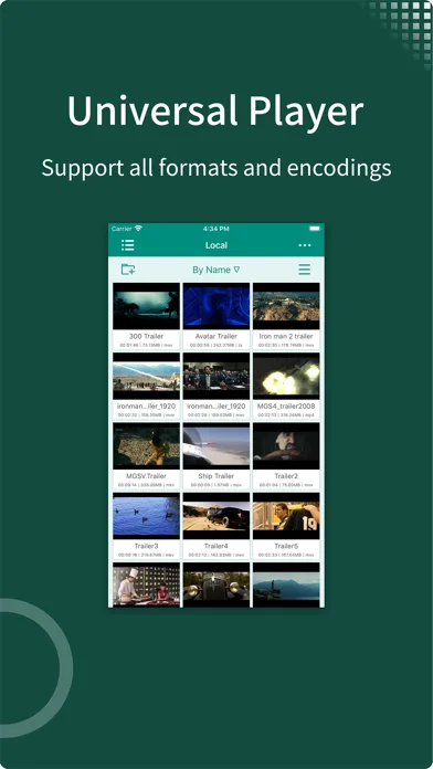 zFuse - Media Player screenshot 1