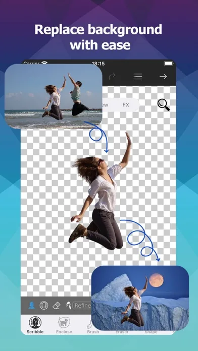 Photo Cutout-Ластик Фона screenshot 1