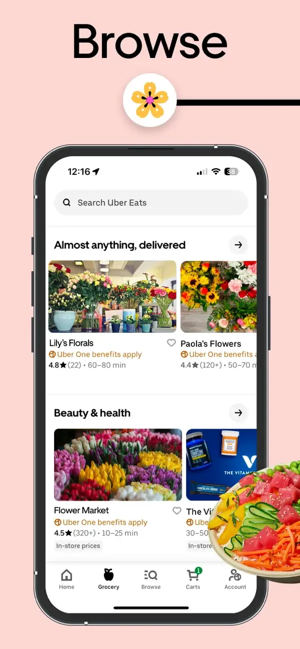 Uber Eats: Доставка еды screenshot 2