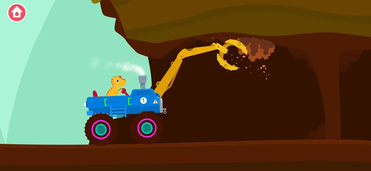 Juegos de excavadora de dino screenshot 1