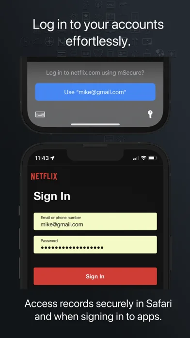 mSecure - Password Manager screenshot 4