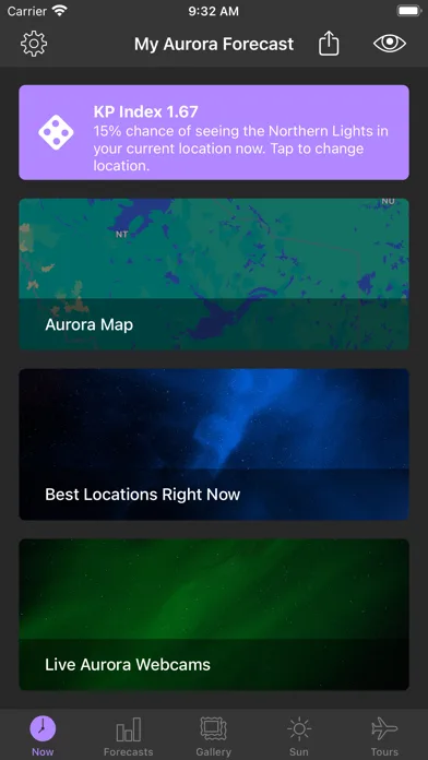 My Aurora Forecast screenshot 1