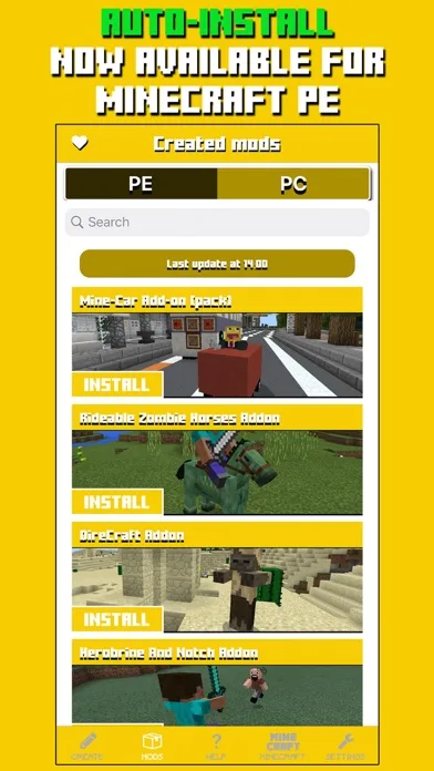 Mods for Minecraft PC & PE screenshot 1