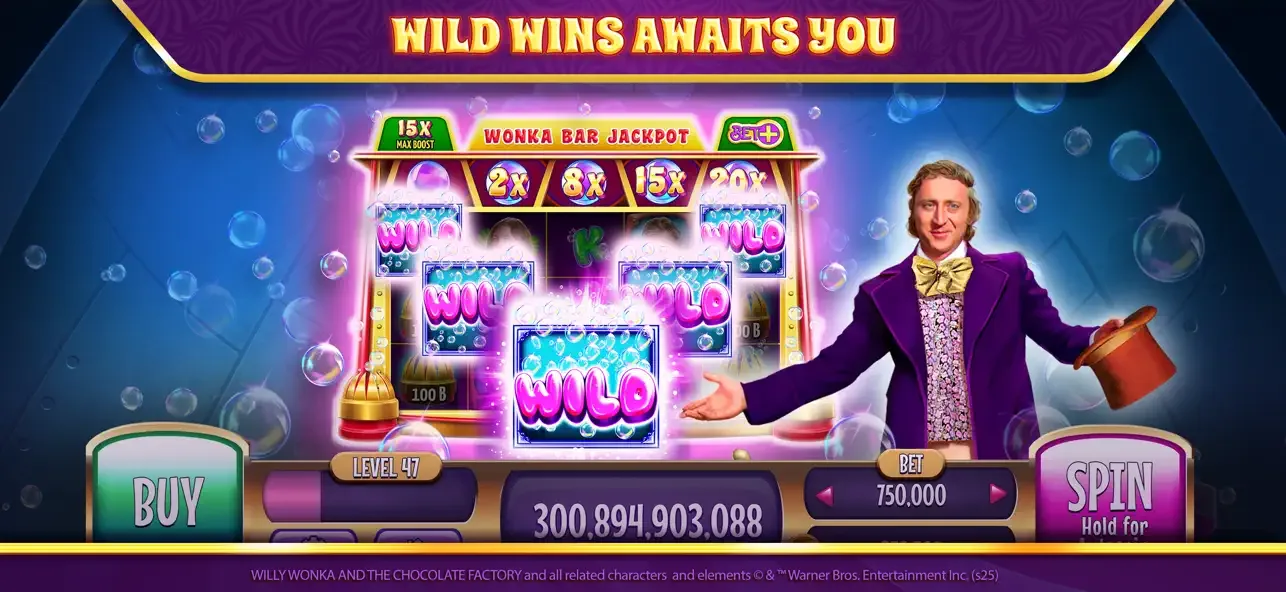 Игровые автоматы: Wonka Slots screenshot 1