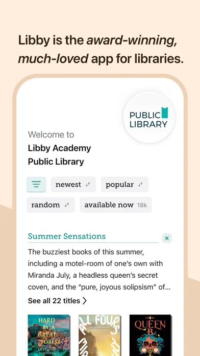 Libby, la app de bibliotecas screenshot 2