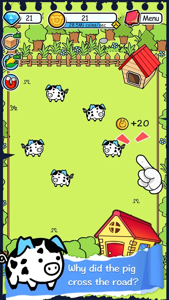 Pig Evolution -- Tap Coins of the Crazy Clicker Game screenshot 1