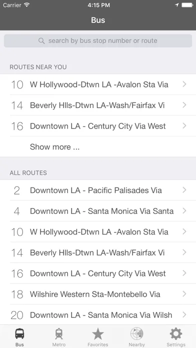 LA Metro & Bus - Rastreador screenshot 5