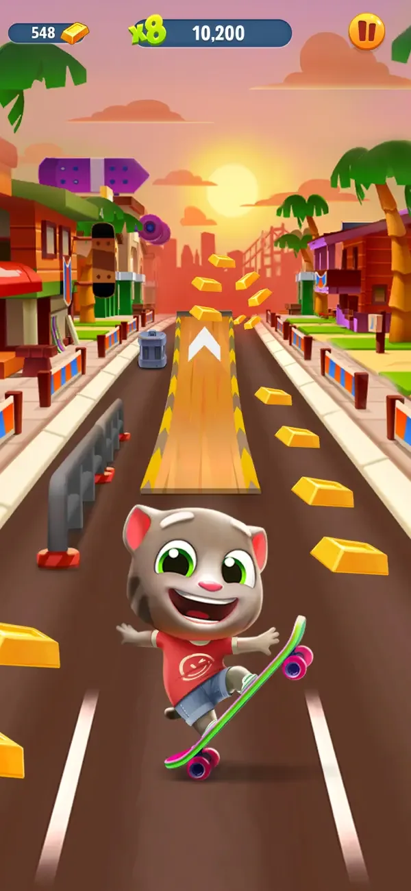 Говорящий Том: бег за золотом screenshot 1