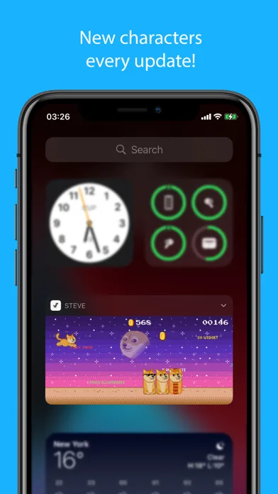 Steve Стів - Гра з віджетами screenshot 4