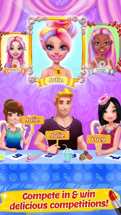Игра про сладкий макияж screenshot 3