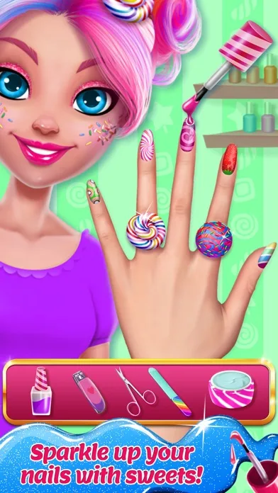 Игра про сладкий макияж screenshot 4