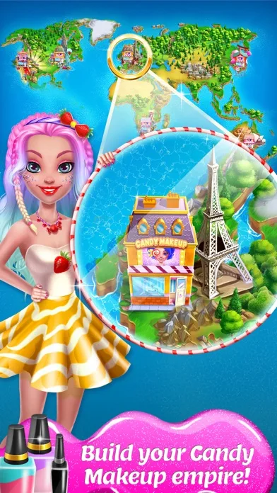 Игра про сладкий макияж screenshot 5