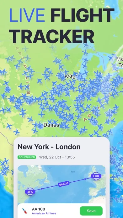 Aviones en Vivo: tráfico aéreo screenshot 1
