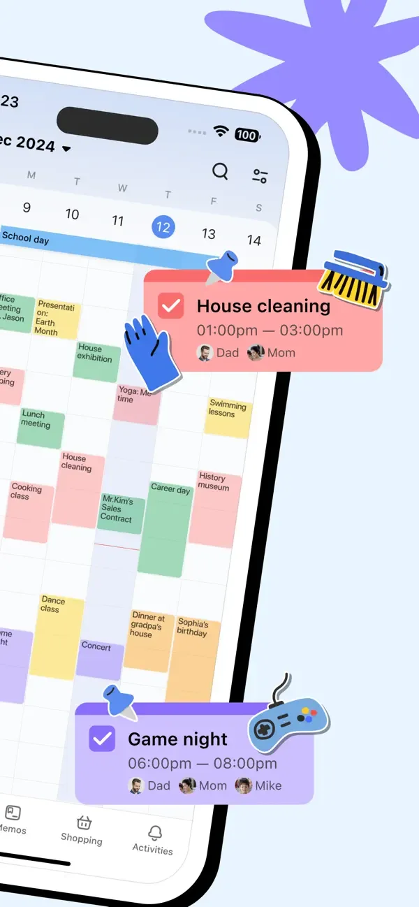 FamCal: Shared Family Calendar screenshot 2