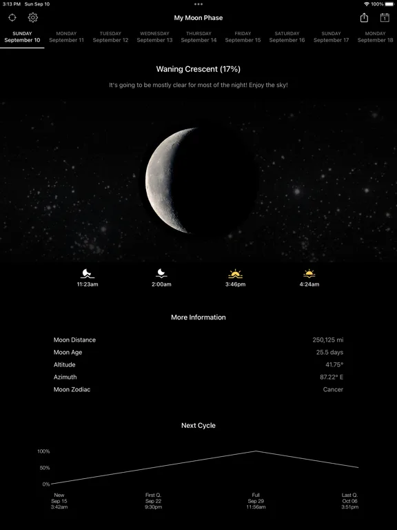 Mi Fase Lunar screenshot 4
