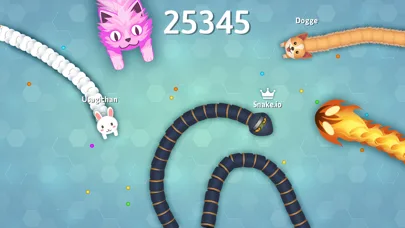Snake .io Games Fighting Party screenshot 1