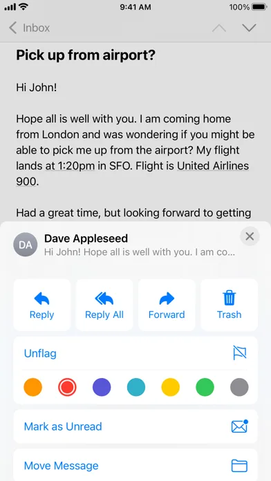 Почта screenshot 1