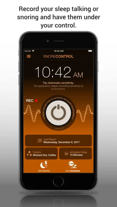 Snore Control screenshot 1