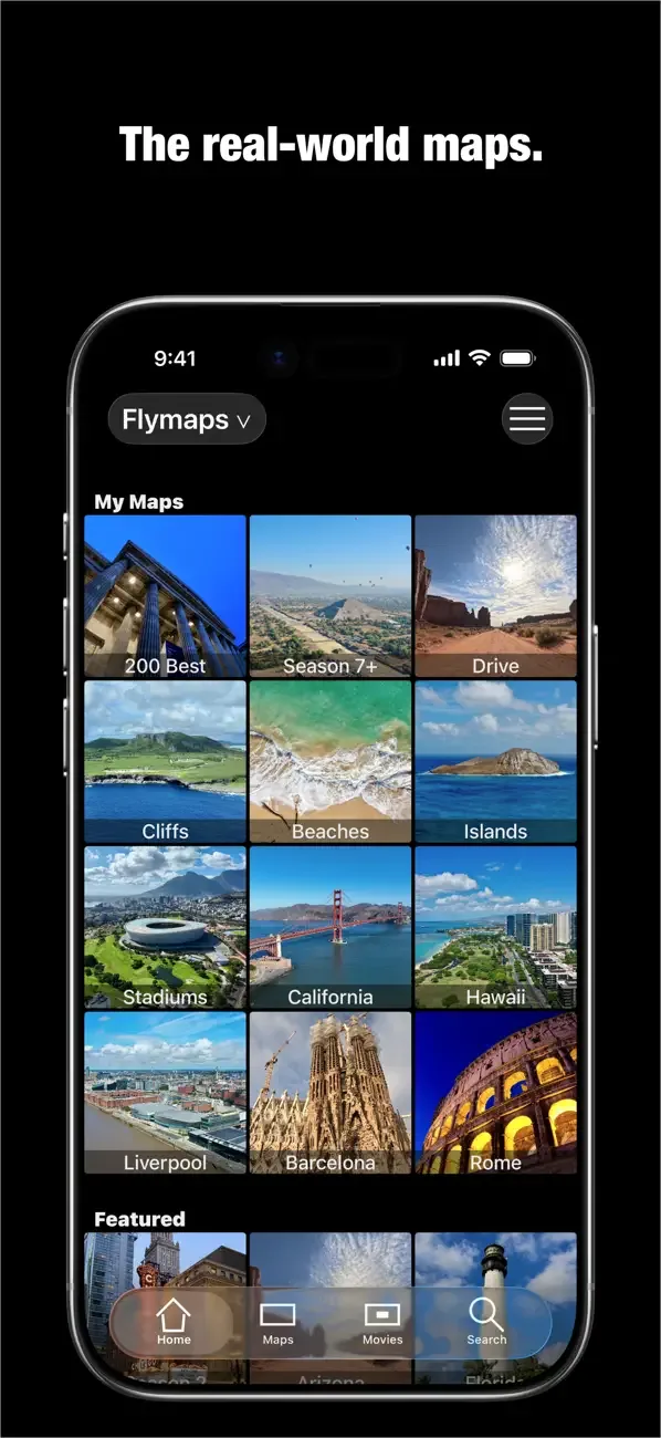 Flymaps - карта, звук, фільм screenshot 1