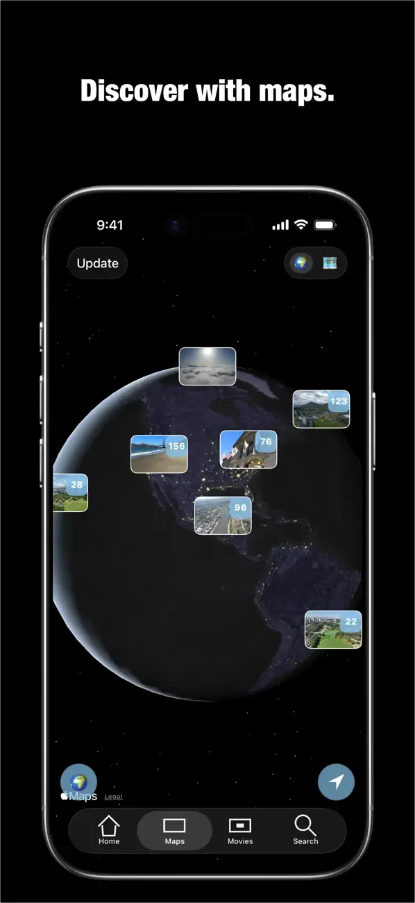 Flymaps - карта, звук, фільм screenshot 3