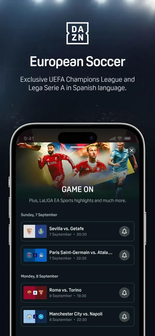 DAZN: Stream Live Sports screenshot 4