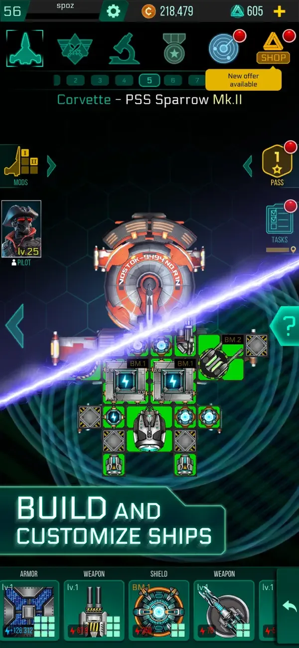 Space Arena: Construct & Fight screenshot 1