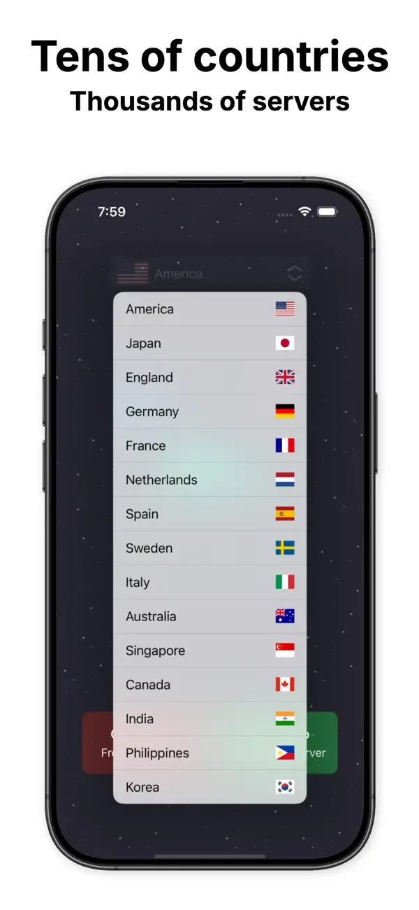 VPN cat быстрый безопасный ВПН screenshot 3