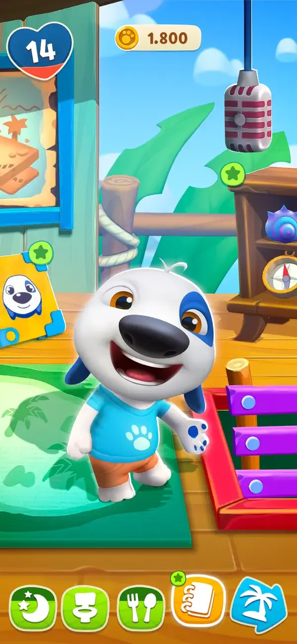 Мой Говорящий Хэнк: острова screenshot 1