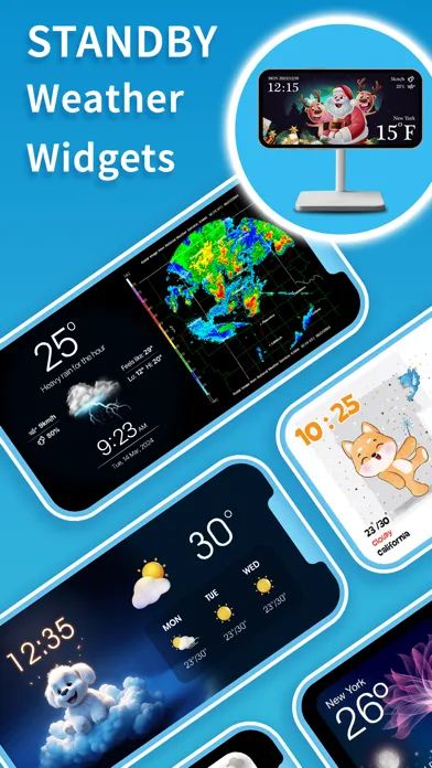 Widget del Tiempo - SkyFlip screenshot 3