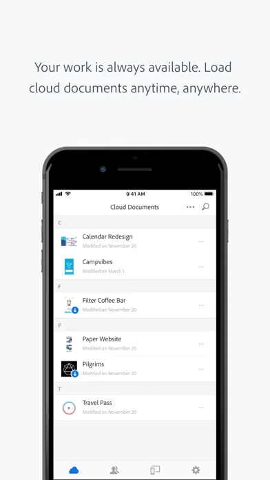 Adobe XD screenshot 1