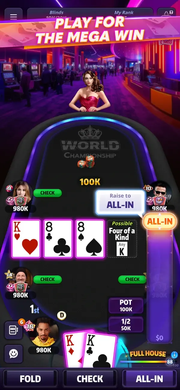 Mega Hit Poker: Texas Holdem screenshot 3