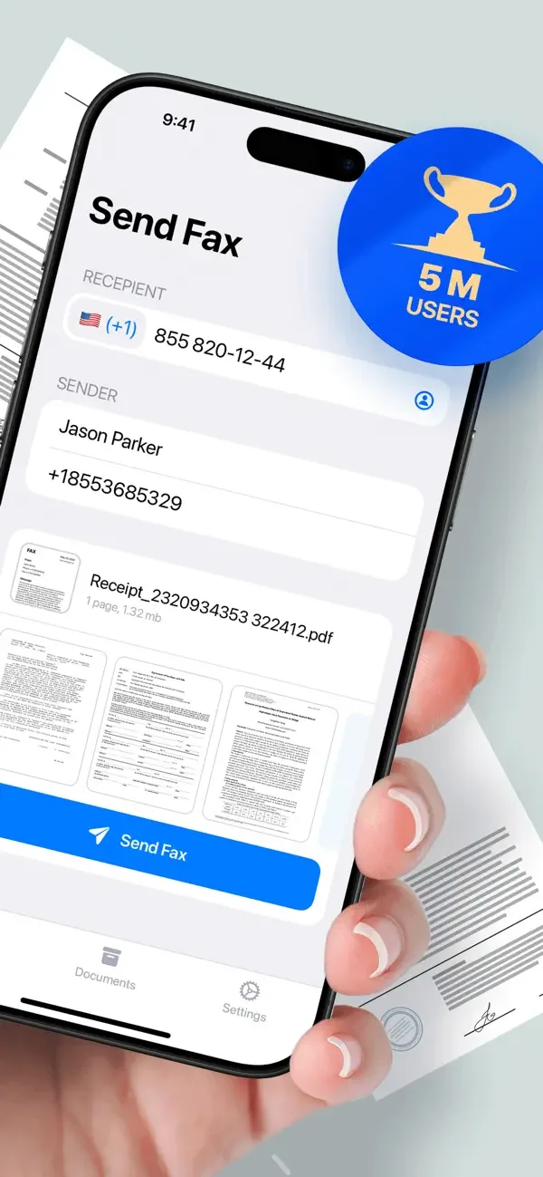 Fax - отправьте факс с iPhone screenshot 2