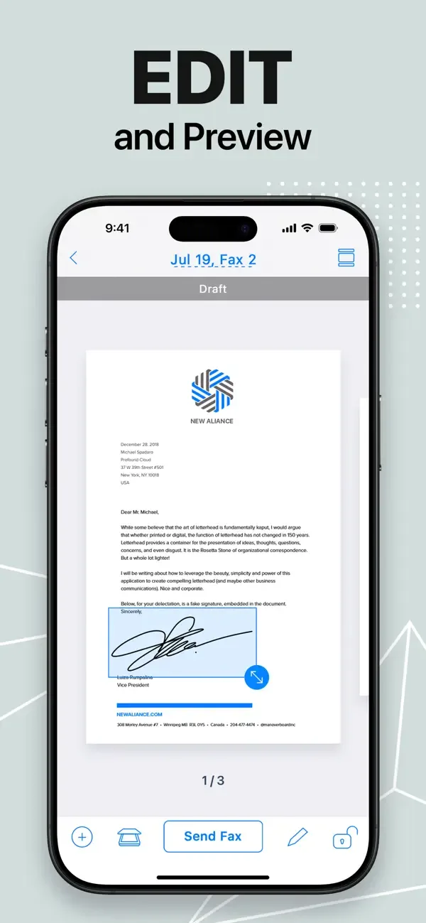Fax - отправьте факс с iPhone screenshot 5