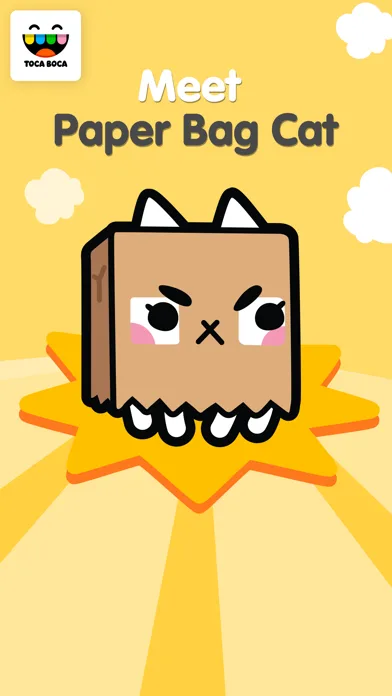 Toca Life Paper Bag Cat screenshot 2