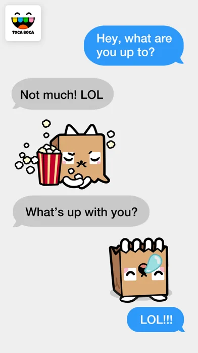 Toca Life Paper Bag Cat screenshot 3