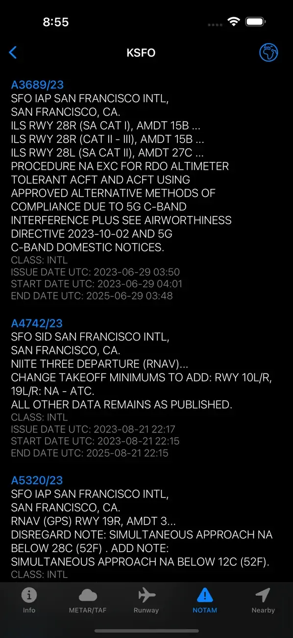 Aviation Weather – METAR TAF screenshot 5