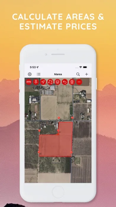 Map Area Calculator - Marea screenshot 1
