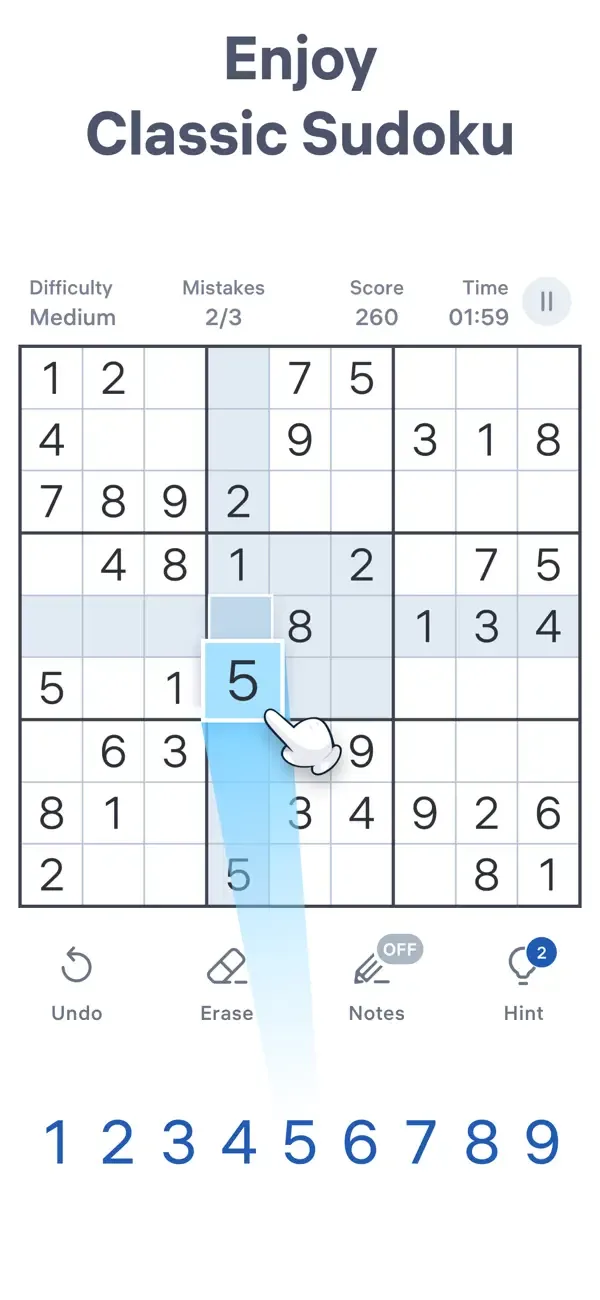 Судоку — Игра в цифры screenshot 2