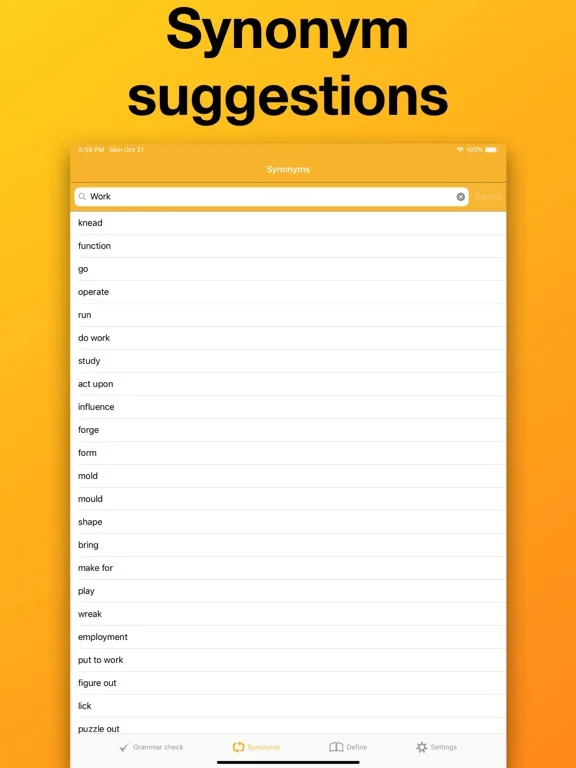Proofreading English spelling screenshot 3